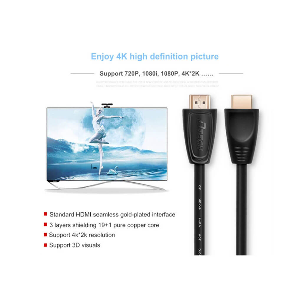 DTECH DT-H010 HDMI TO HDMI CABLE 20M 01