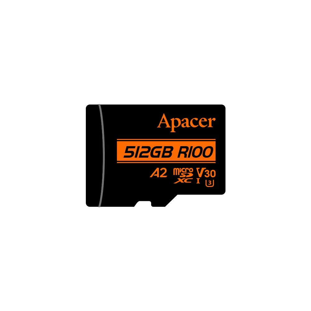 Apacer R100 MicroSDXC UHS-1 U3 V30 A2 Class 10 Memory Card (1)