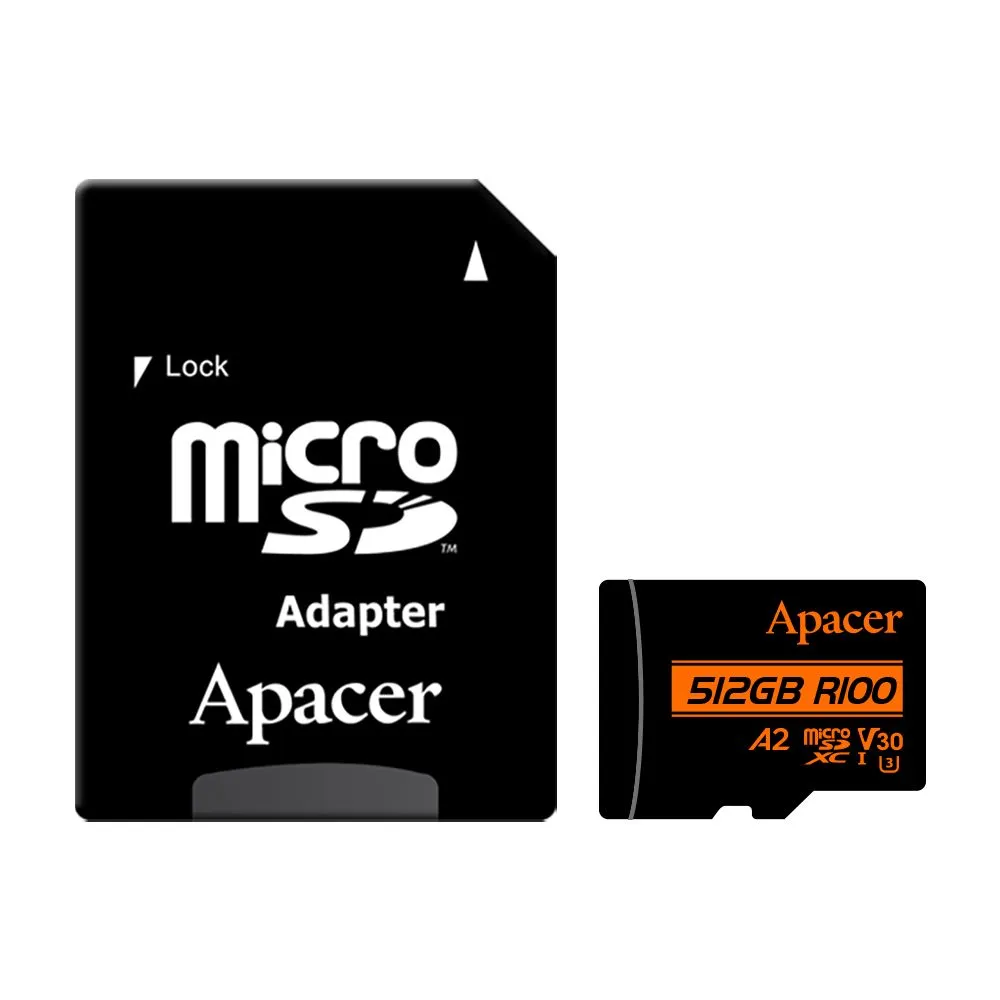 Apacer R100 MicroSDXC UHS-1 U3 V30 A2 Class 10 Memory Card (5)