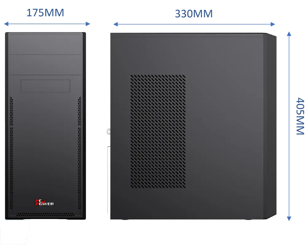 Pc Power PC406 ATX Desktop Casing with Power Supply (2)