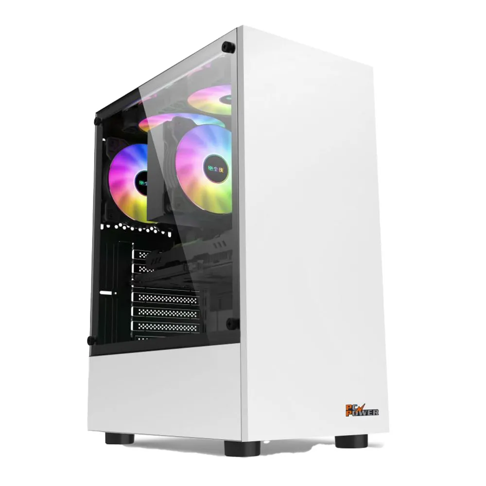 PC-POWER-SNOW-MAN-White-ATX-Gaming-Casing-With-4-X-ARGB-Fan-#PG100