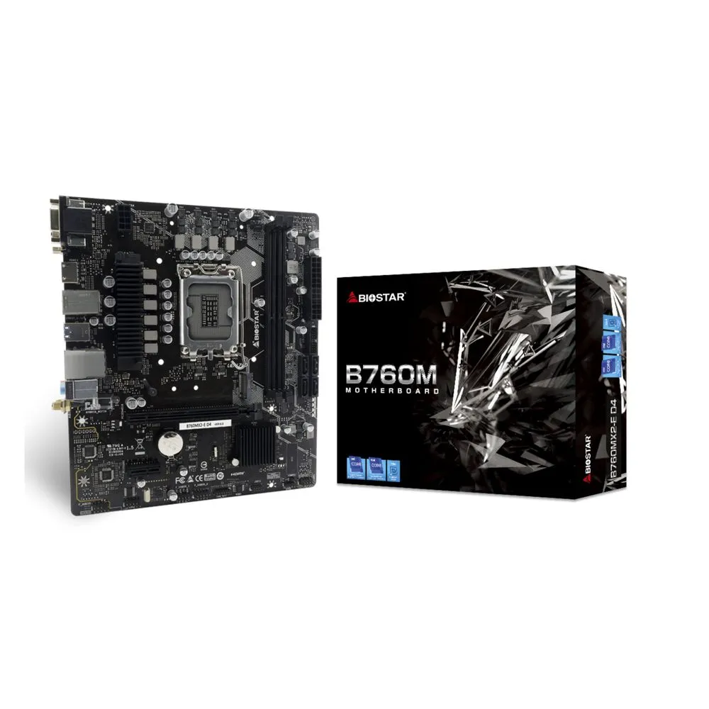 Biostar B760MX2-E DDR5 12th 13th mATX Motherboard