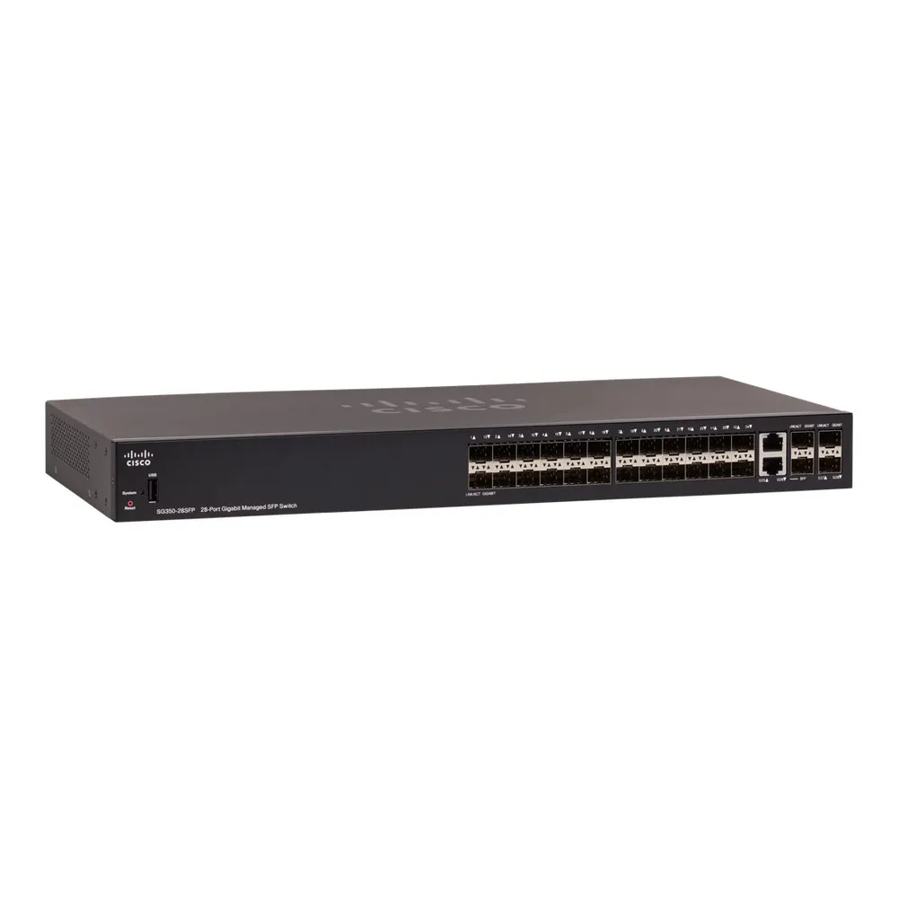 Cisco SG350-28SFP-K9-EU 28-port Gigabit Managed SFP Switch 02