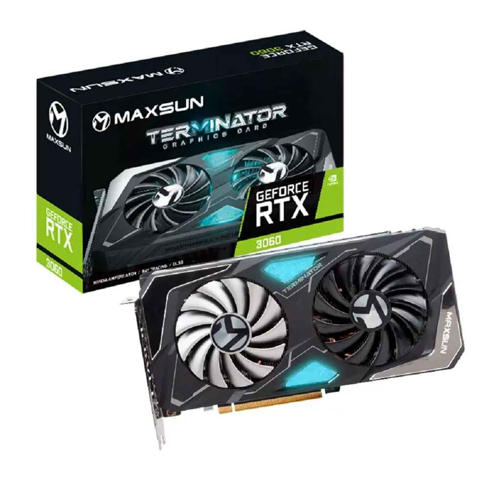 MAXSUN-Nvidia-GeForce-RTX3060-Terminator-12G-GDDR6-Graphics-Card