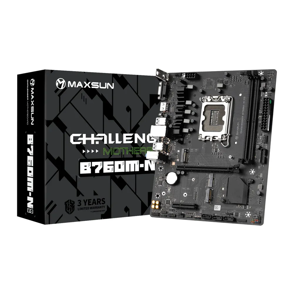 Maxsun MS-Challenger B760M-N D5 DDR5 LGA1700 Motherboard 01