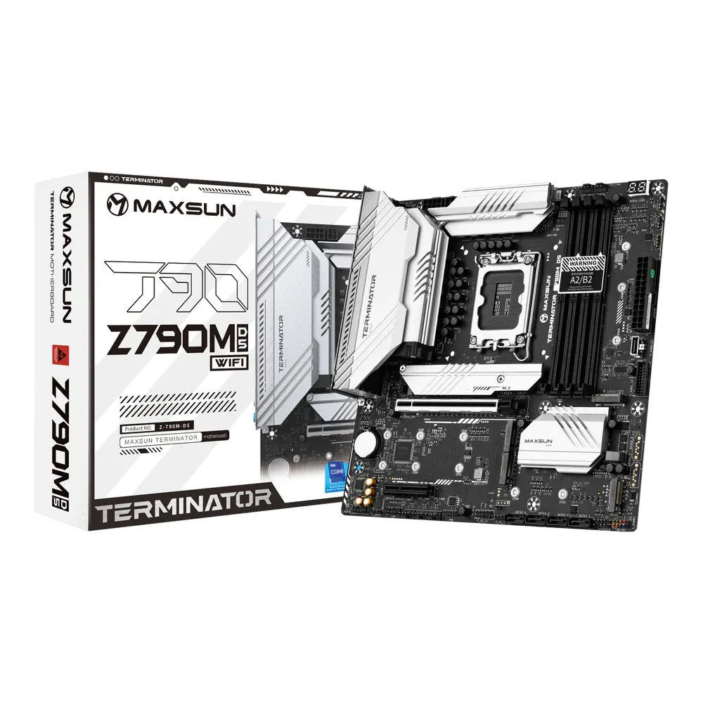 Maxsun MS-Terminator Z790M D5 WIFI DDR5 LGA1700 Motherboard 01