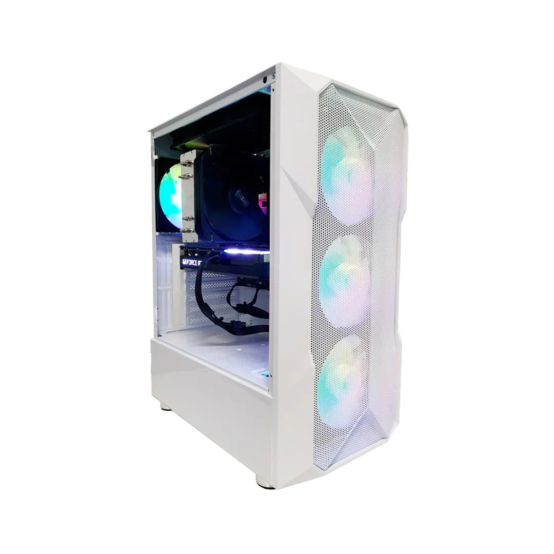 Pc Power GC2301 (MESH) WHITE ATX Gaming Desktop Casing