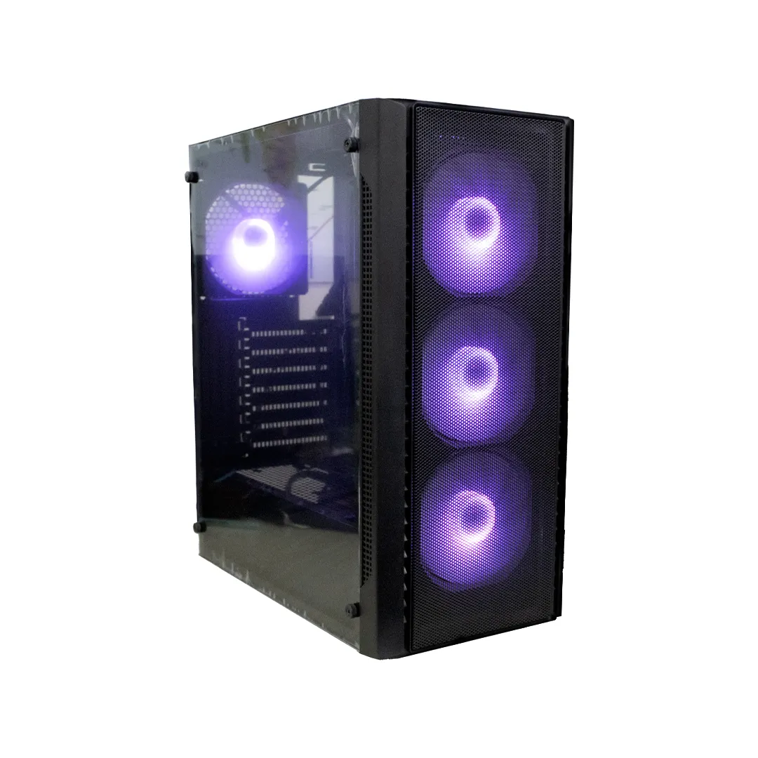 Pc Power PG-200 SNOW BLACK ATX Gaming Desktop Casing