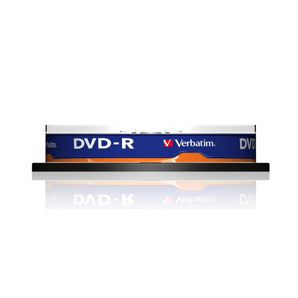 Verbatim 43523 AZO DVD-R 4.7GB Ultra Premium Recordable 16x DVD (Pack of 10 Disc Cake Box Spindle) 02