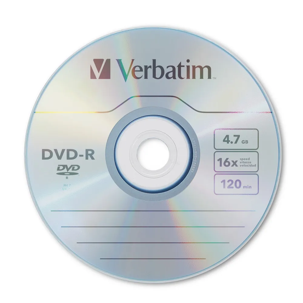 Verbatim 95101 AZO DVD-R 4.7GB 16X with Branded Surface – 50pk Spindle 02