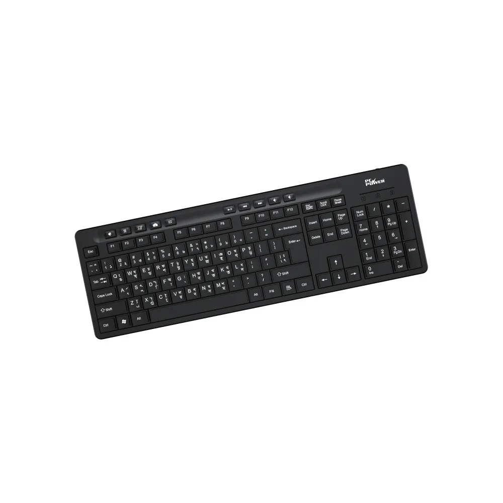 PC-Power-602-Office-Keyboard-Black