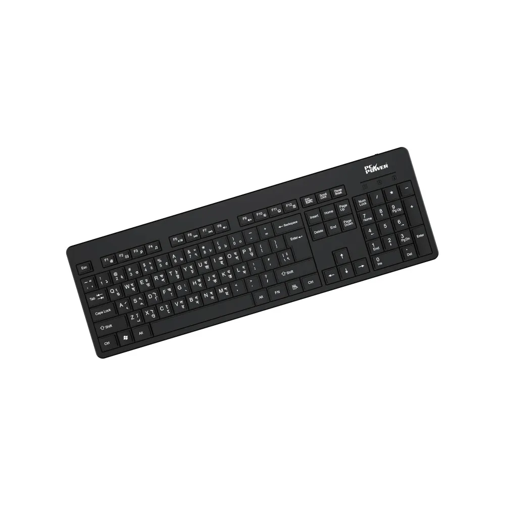 PC-Power-604-Office-Keyboard-Black