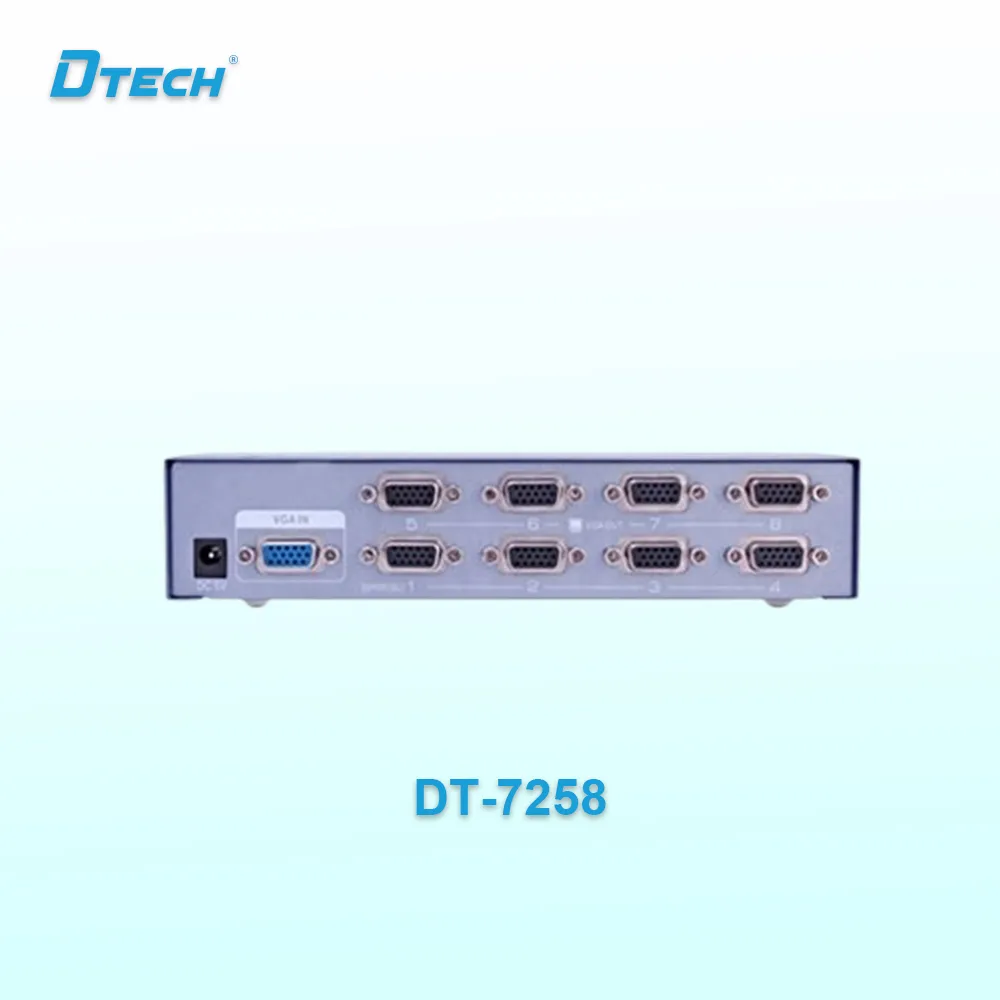 Dtech DT-7258 1 TO 8 250Mhz VGA Splitter 01