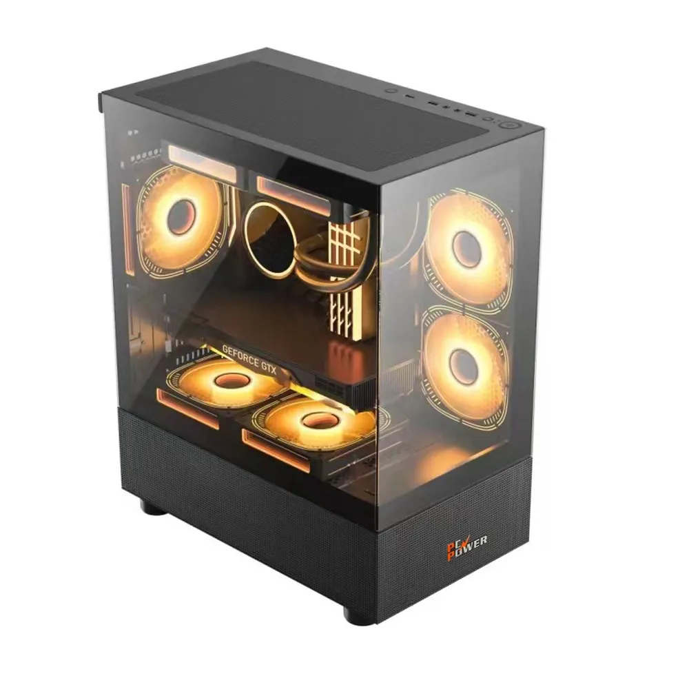 PC Power PG-H30 BK Sea View M-Atx Gaming casing 02