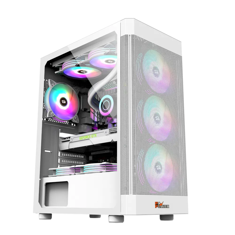 PC Power PG-H350 WH Icy Mesh M-AtxAtx Gaming casing