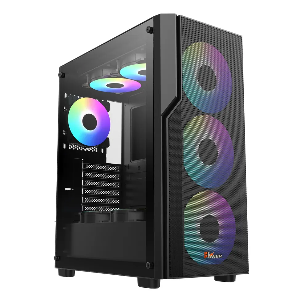 PC Power PG-H450 BK Zero Mesh M-AtxAtx Gaming casing