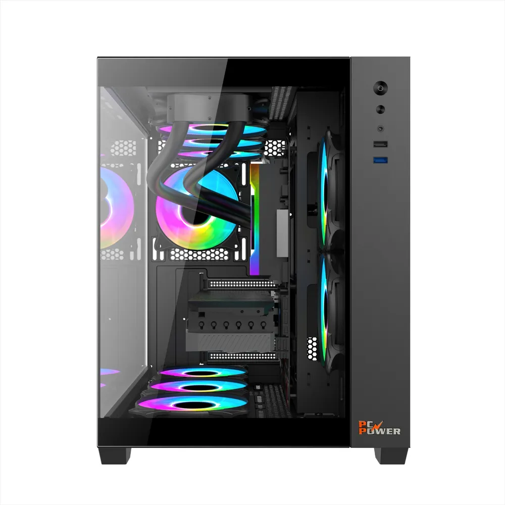 PC Power PG-H600 BK Iceland M-Atx Atx Gaming casing