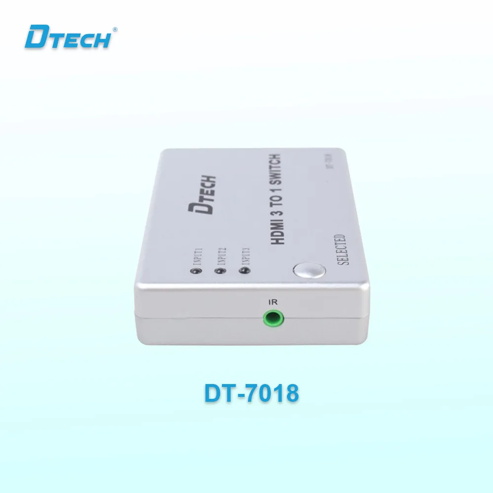 Dtech DT-7018 3 In 1 Out HDMI SWITCH Support 1080p And 3D