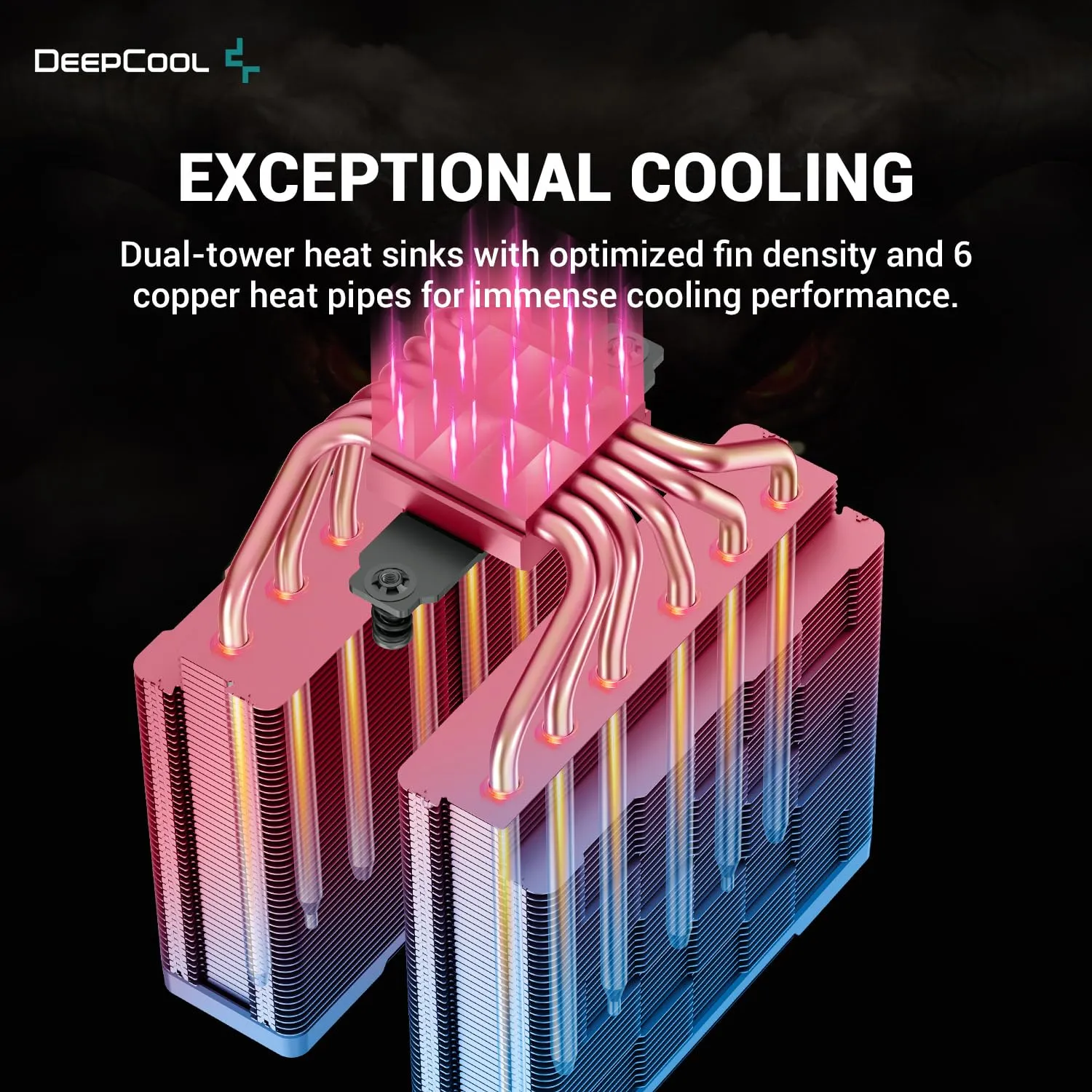 DeepCool AK620 Zero Dark Zoria High Performance CPU Cooler 04