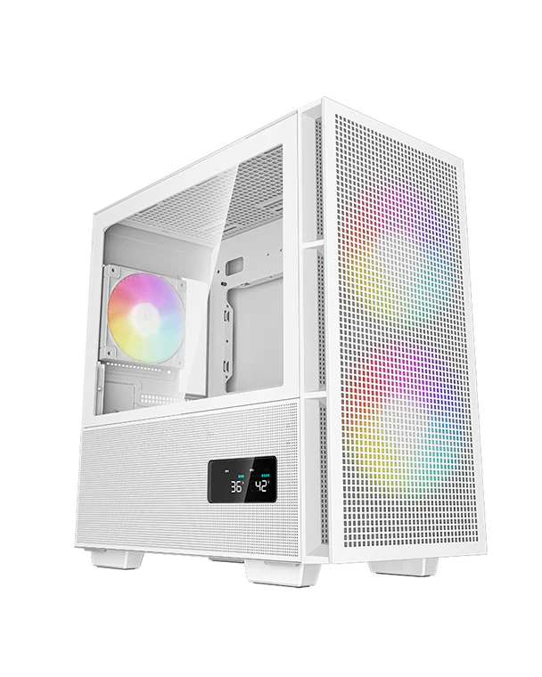 DeepCool CH360 DIGITAL WH mATX Airflow Case 01