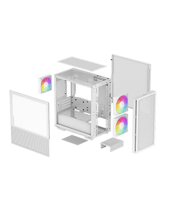 DeepCool CH360 WH mATX Airflow Case 04