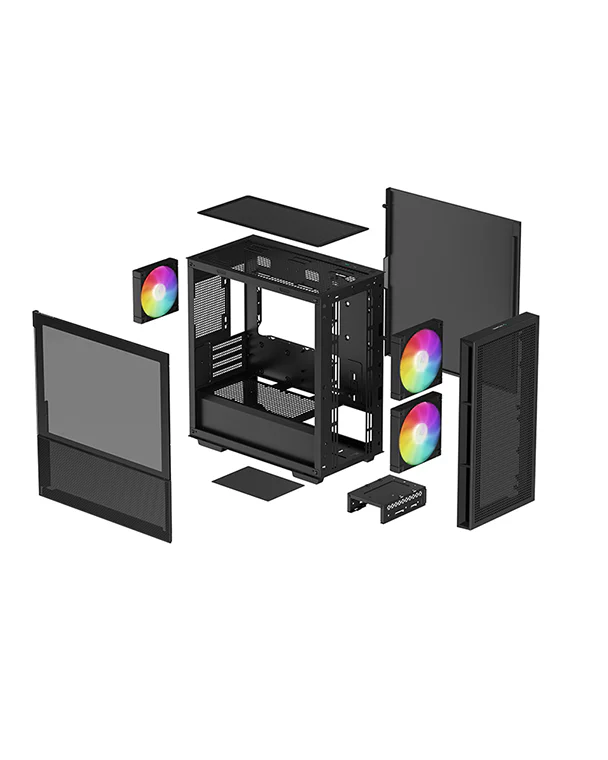 DeepCool CH360 mATX Airflow case 04