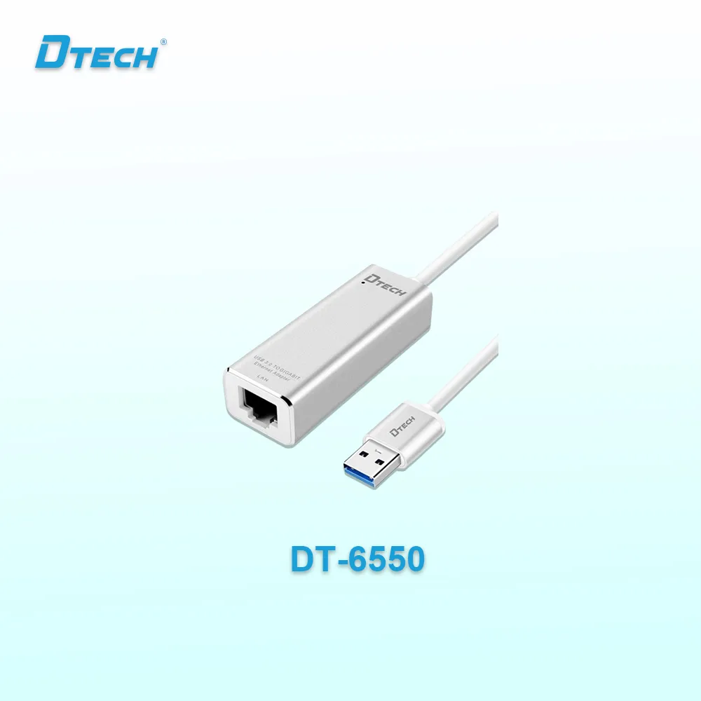 Dtech DT-6550 USB3.0 TO 1000Mbps Ethernet Network Adapter 0.2M