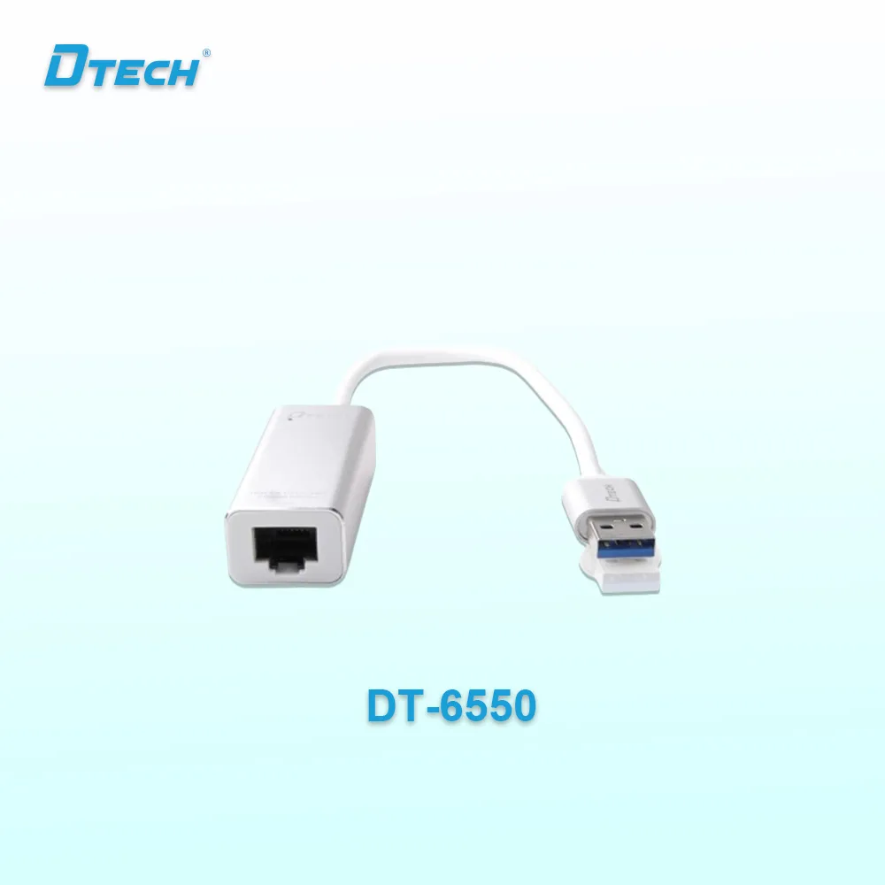 Dtech DT-6550 USB3.0 TO 1000Mbps Ethernet Network Adapter 0.2M