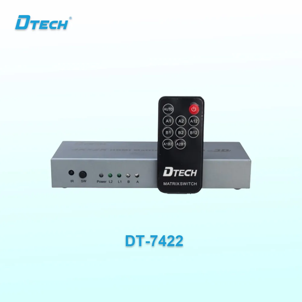 Dtech DT-7422 2 TO 2 4K HDMI MATRIX