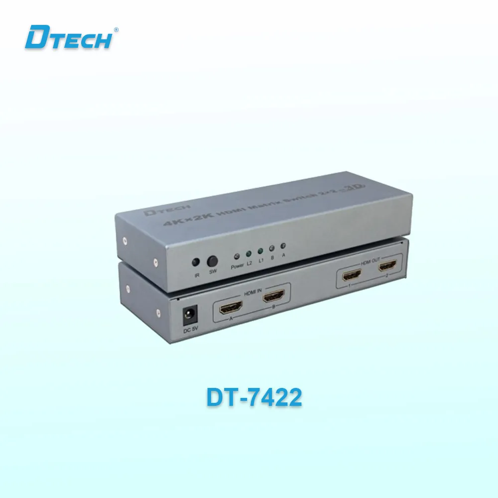 Dtech DT-7422 2 TO 2 4K HDMI MATRIX