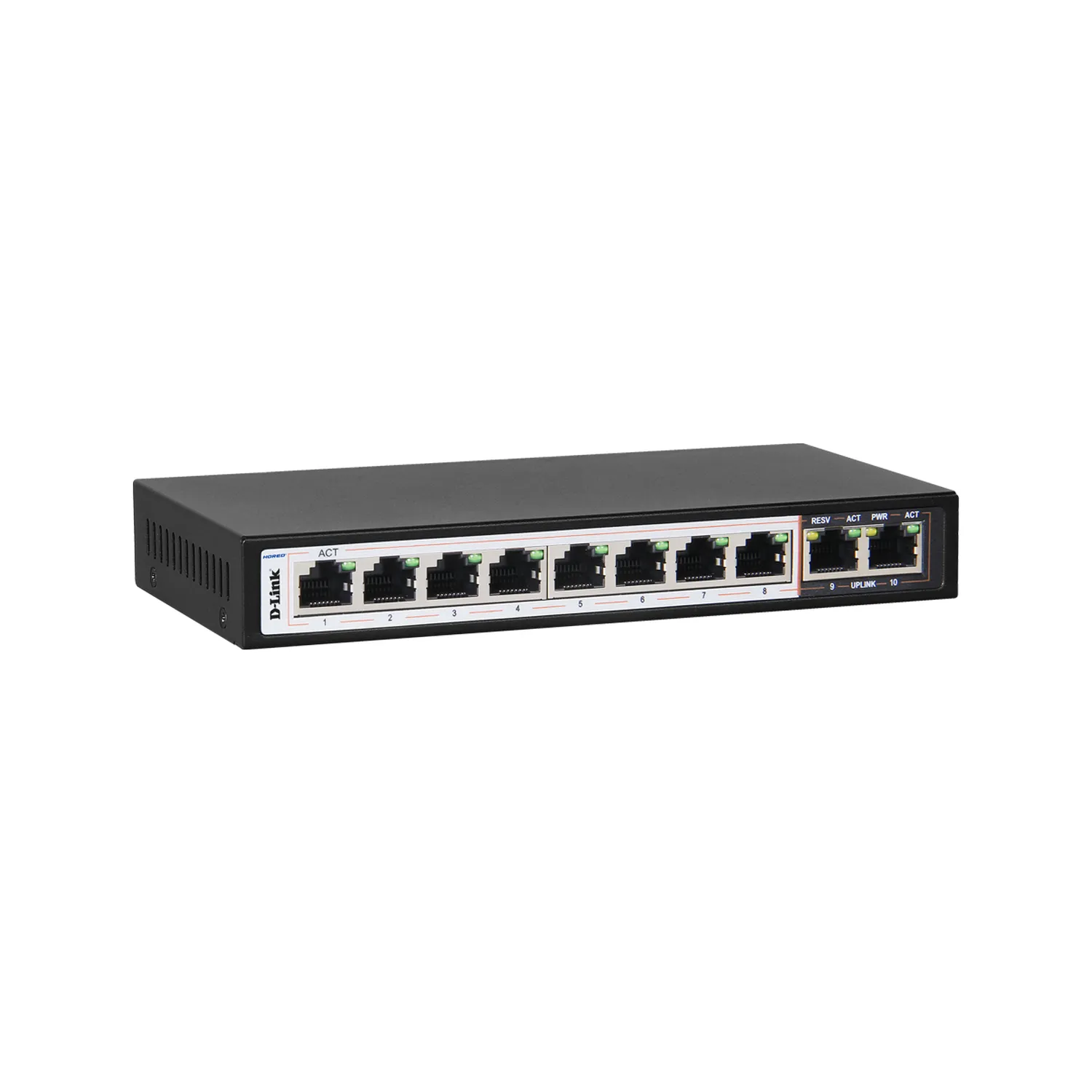 D-link DES-F1010P-E 10 Port Unmanaged PoE Switch 02