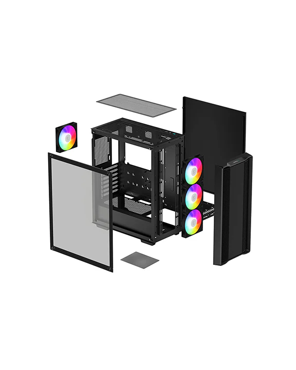 DeepCool CC560 ARGB V2 Mid-Tower Case 05