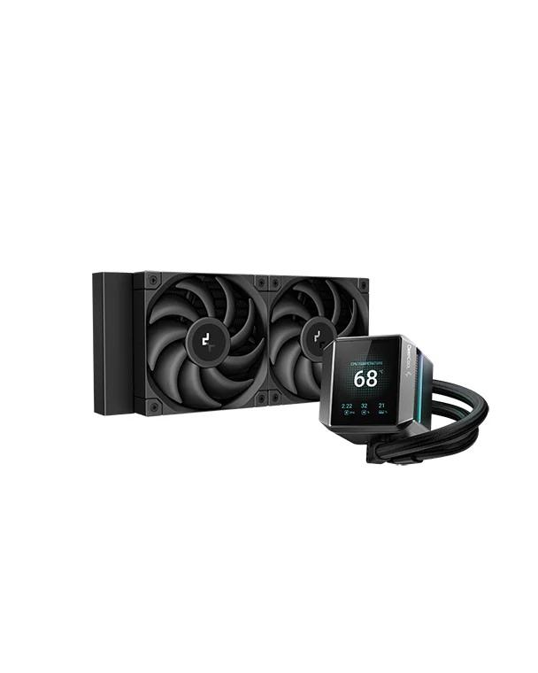 DeepCool MYSTIQUE 240 LCD Liquid Cooler 01