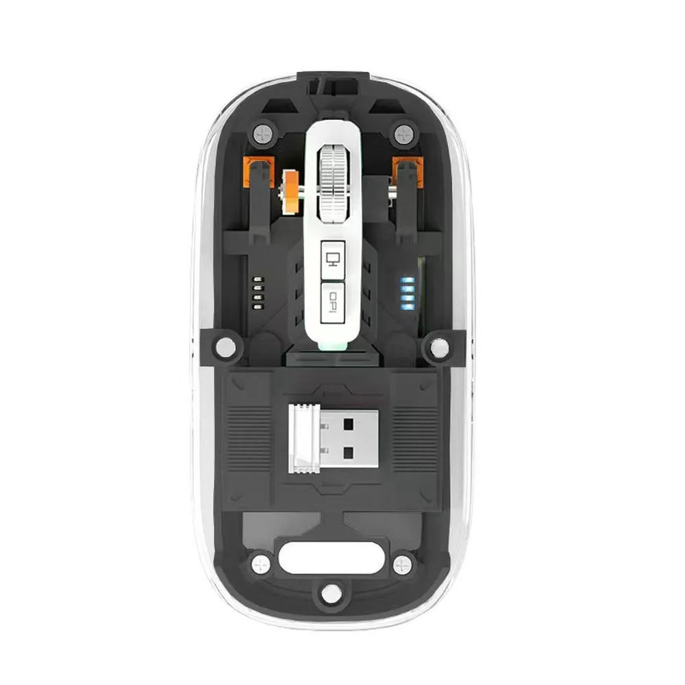 PC Power PGM-P4 BK Transparent Bluetooth Mouse