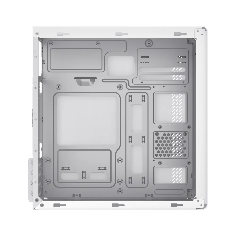 Pc Power PC401 WH mini ATX Desktop Casing with Power Supply 05