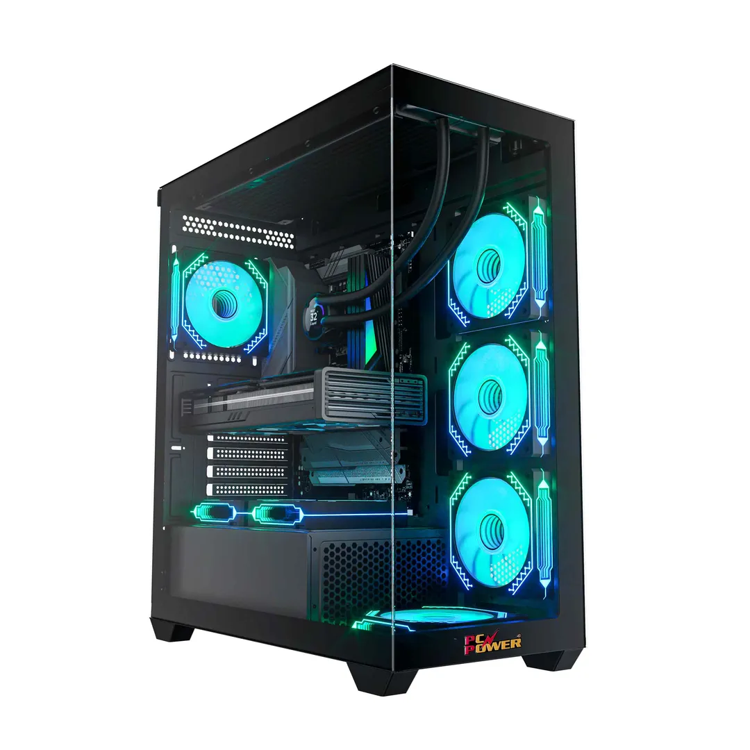 PC Power ICE TOWER ELITE BK Desktop Case