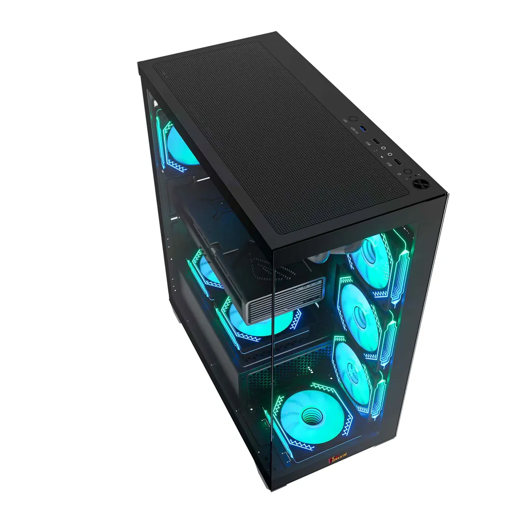 PC Power ICE TOWER ELITE BK Desktop Case