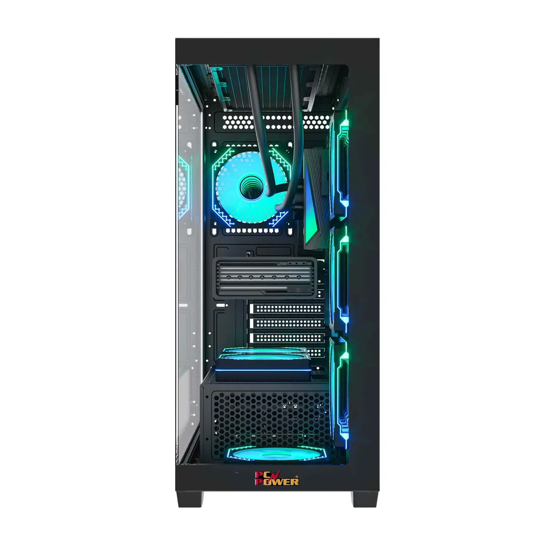 PC Power ICE TOWER ELITE BK Desktop Case