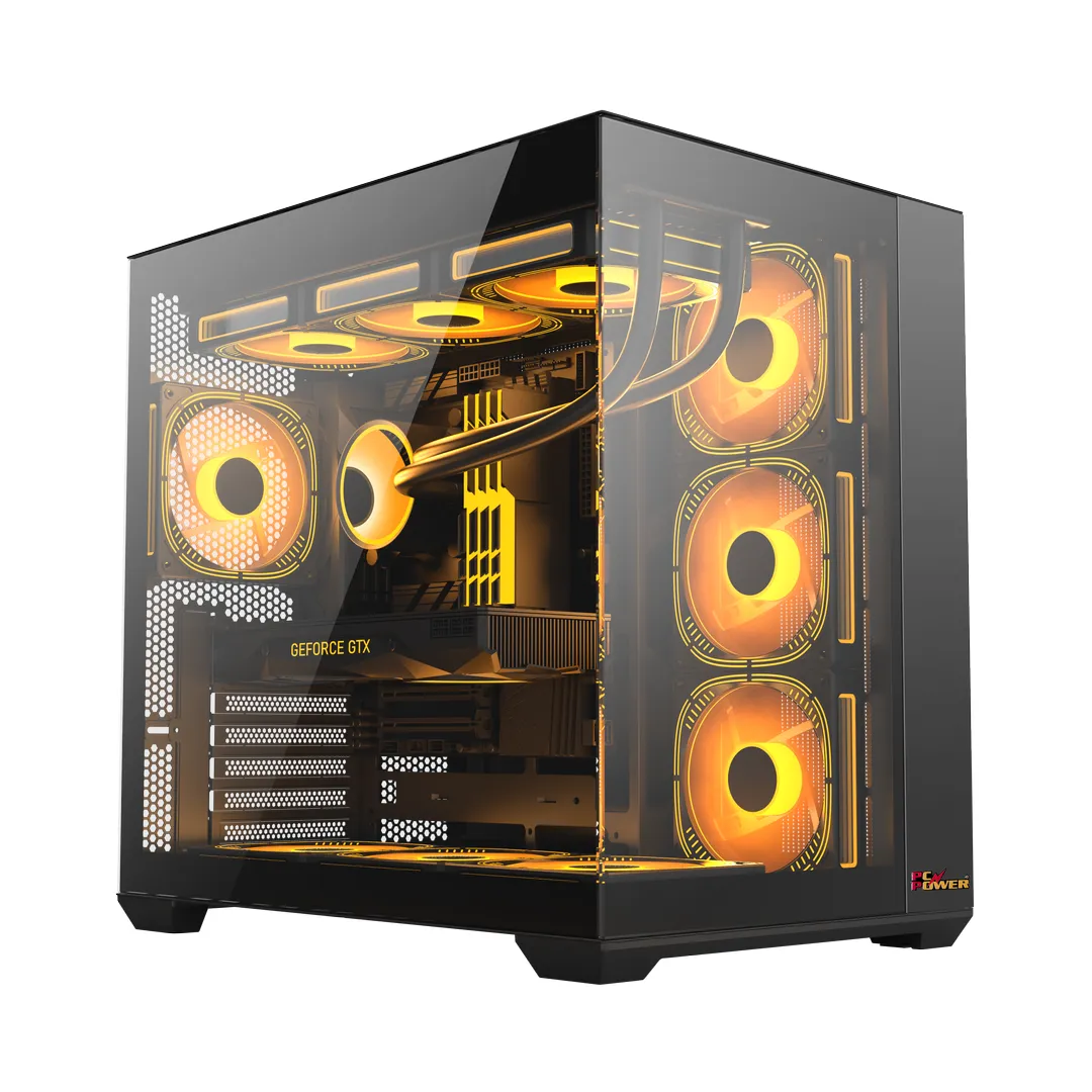 PC Power ICEBERG STEALTH BK Desktop Case