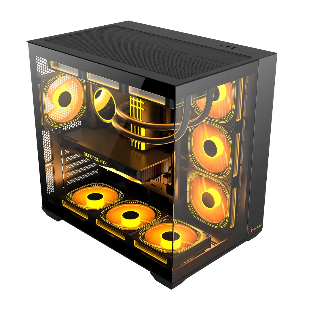 PC Power ICEBERG STEALTH BK Desktop Case