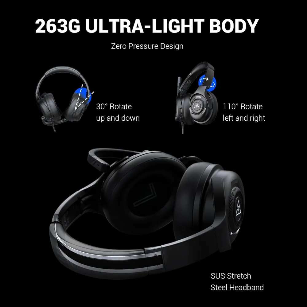 EKSA AirComfy E4 Gaming Headset 06