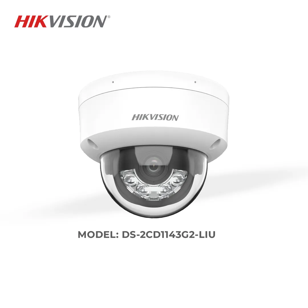 Hikvision DS-2CD1143G2-LIU 4 MP Smart Hybrid Light Fixed Dome Network Camera