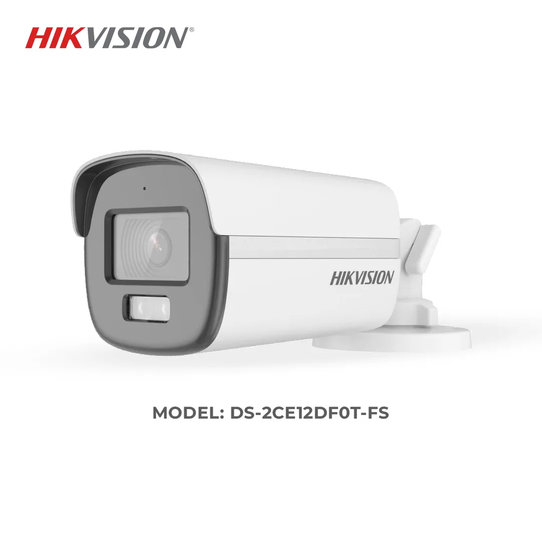 Hikvision DS-2CE12DF0T-FS 2MP ColorVu Audio Fixed Bullet Camera