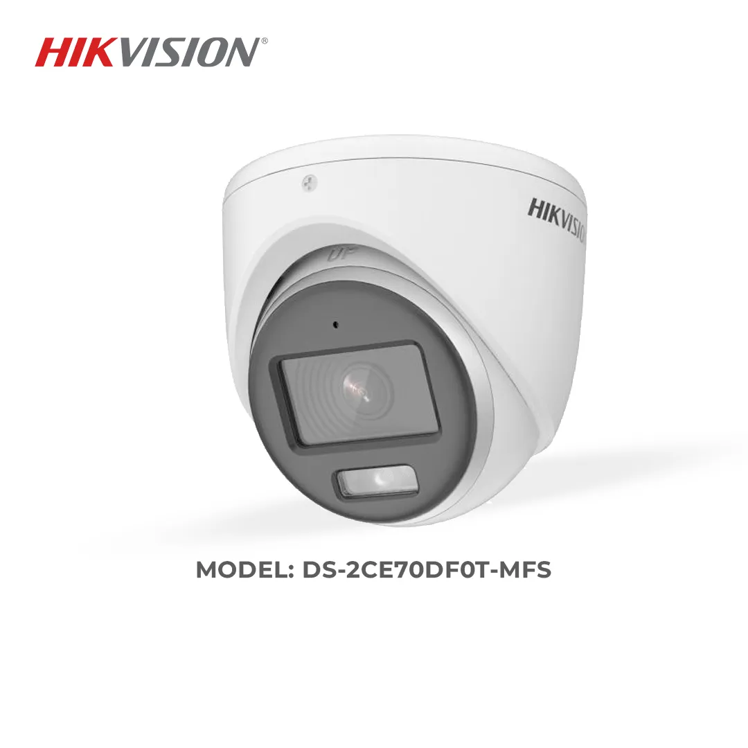 Hikvision DS-2CE70DF0T-MFS 2MP ColorVu Audio Fixed Turret Camera