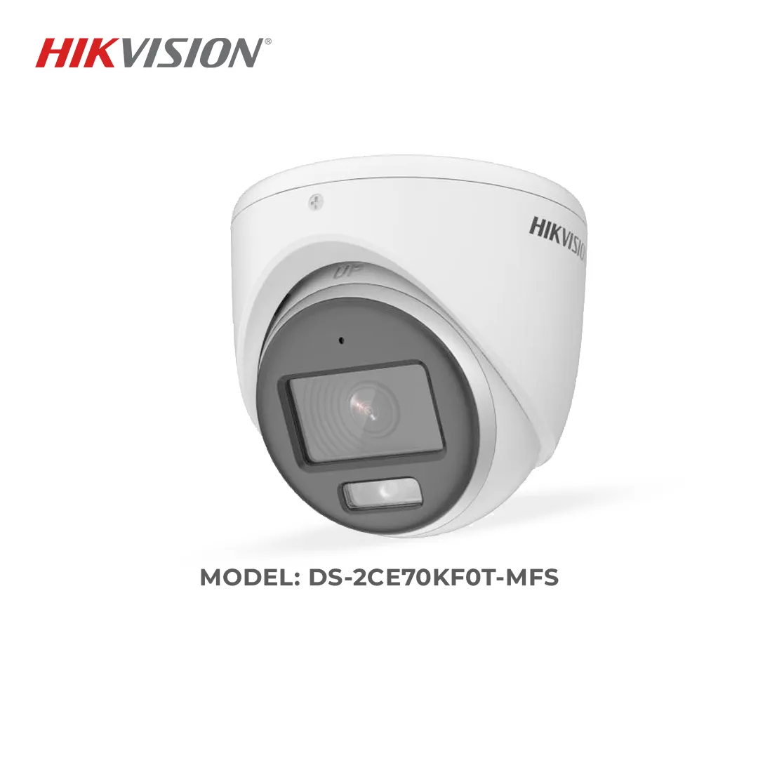 Hikvision DS-2CE70KF0T-MFS 3K ColorVu Audio Fixed Turret Camera