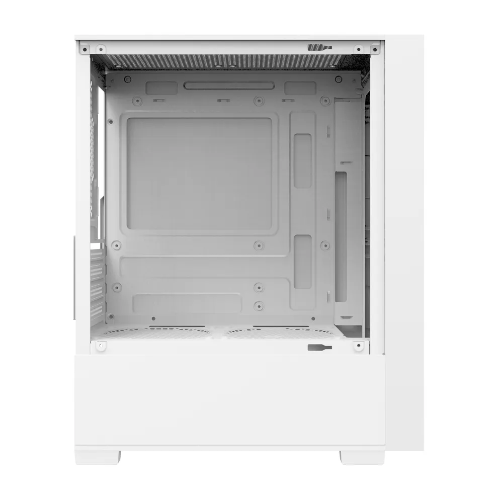 PC Power White Flow Mesh X2 M-ATX Gaming Casing 04