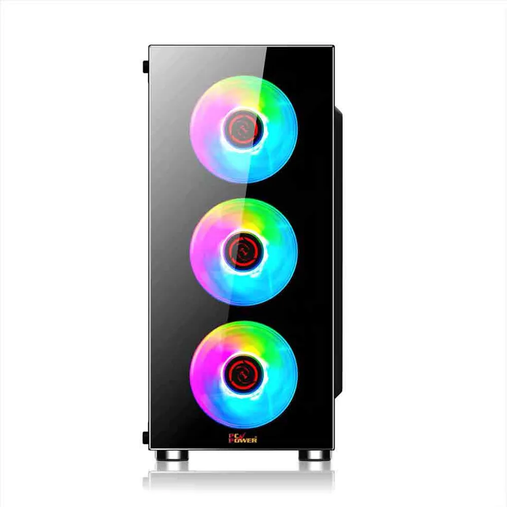 PC Power Crystal Glass Elite PP-GS2404 Elite M-ATX Gaming Casing 02